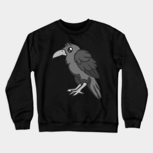 Raven bird crow jackdaw jay hooded crow cute Crewneck Sweatshirt